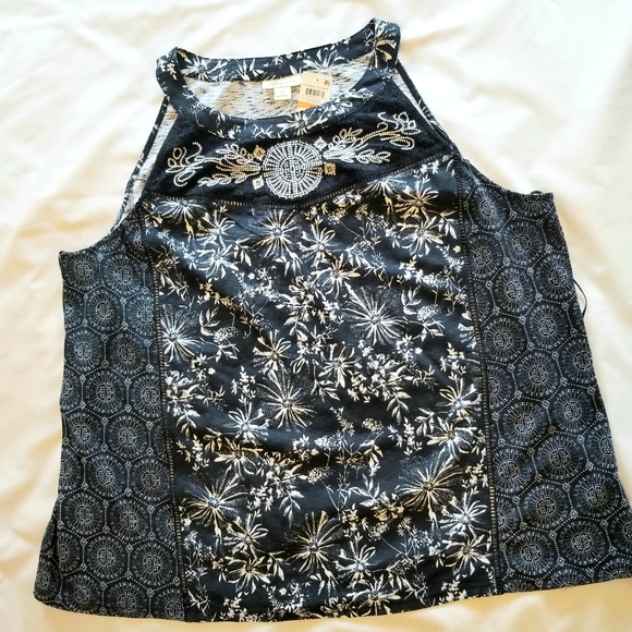 Style& Co Plus Size 3X Blue Lace Tank Top
3X - Picture 3 of 7